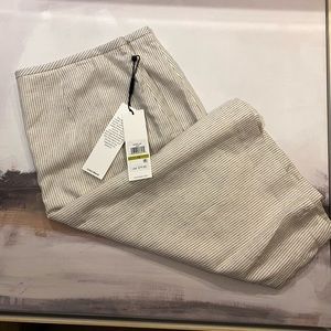 🌼✨White/Cream and Black Linen Pencil Skirt for Work or Office Casual Modern✨🌼